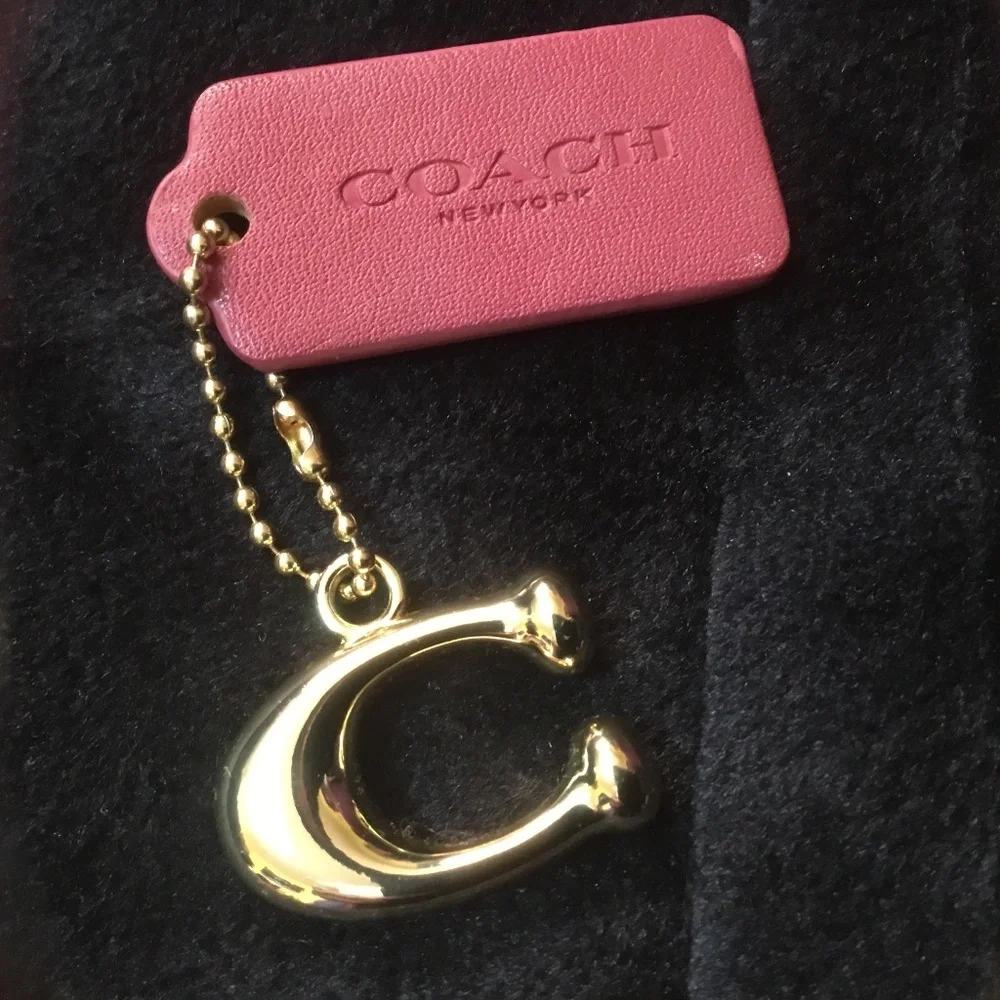 Coach C charm & Coach Tag - Picture 2 of 6